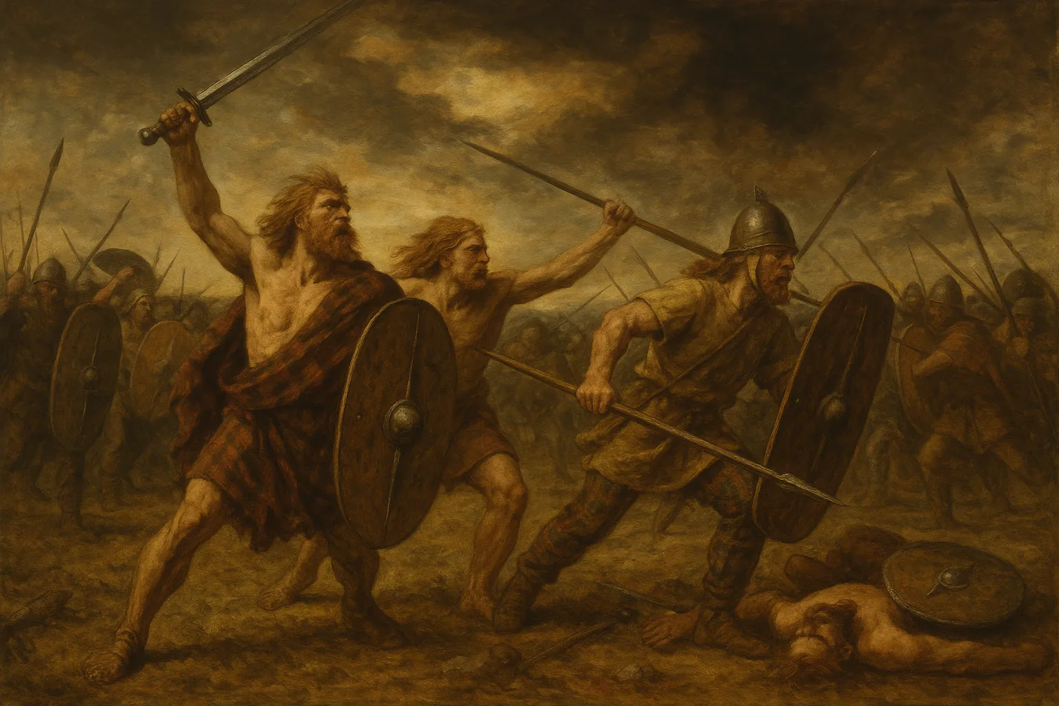 Alésia : la reddition de Vercingétorix