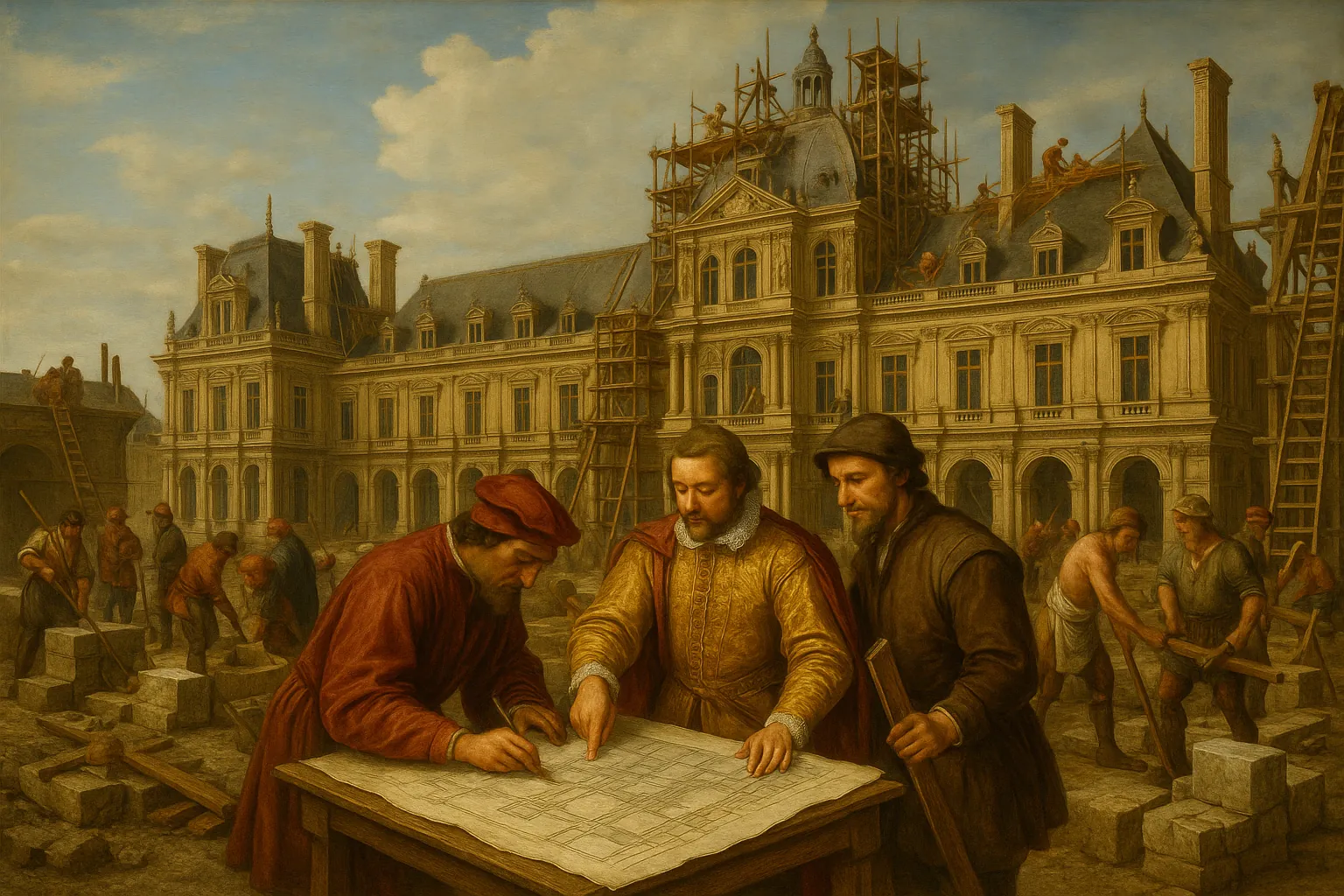Le début des travaux