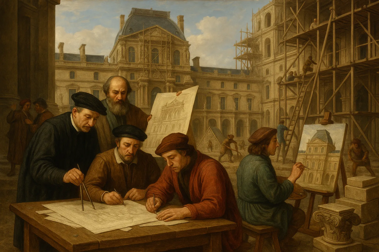 Renovation du Louvre