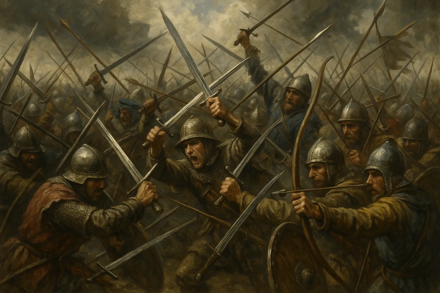 La bataille éclate