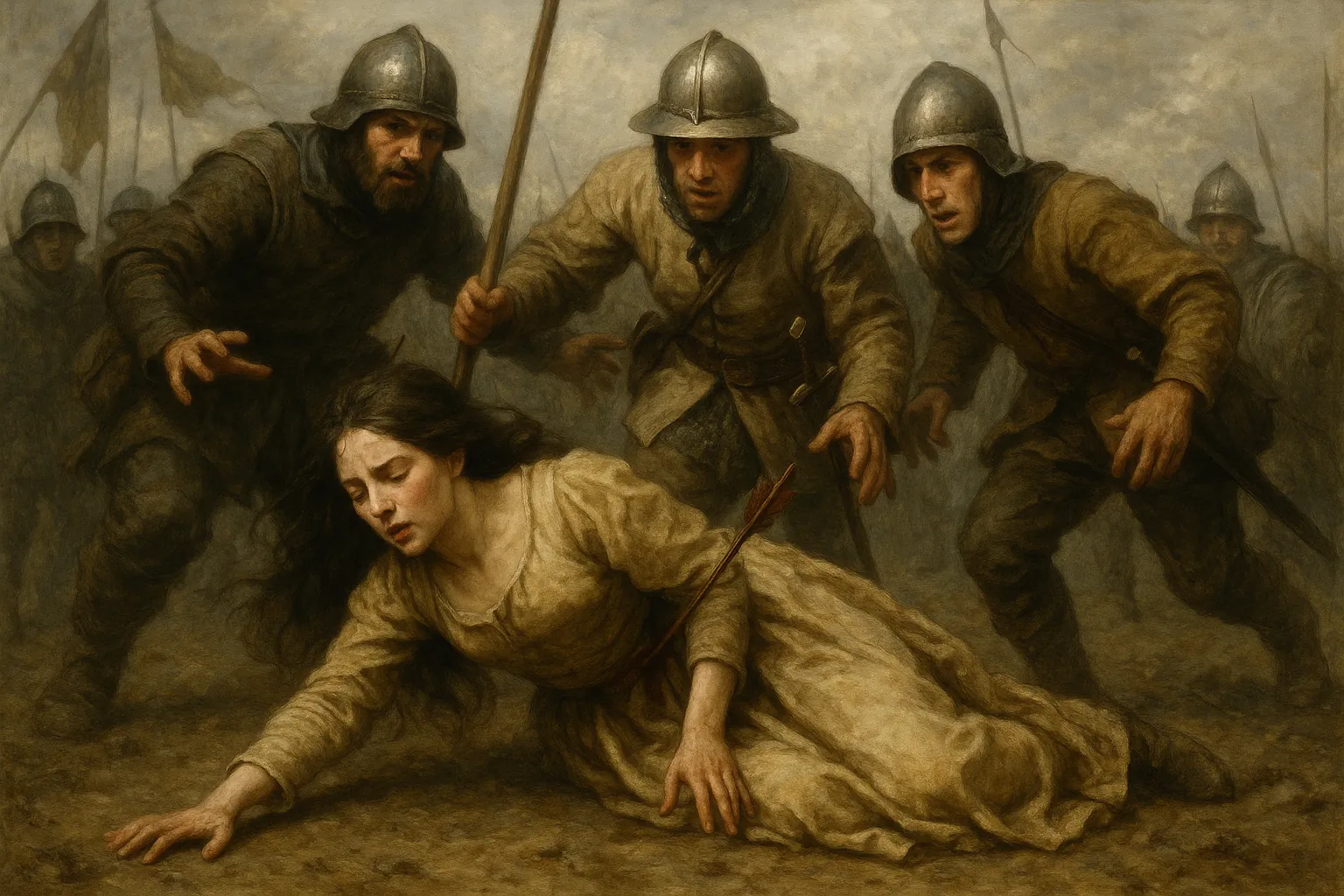 Jeanne blessée