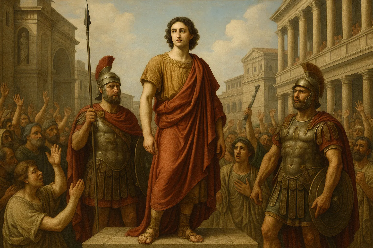 Julien proclamé empereur à Lutèce