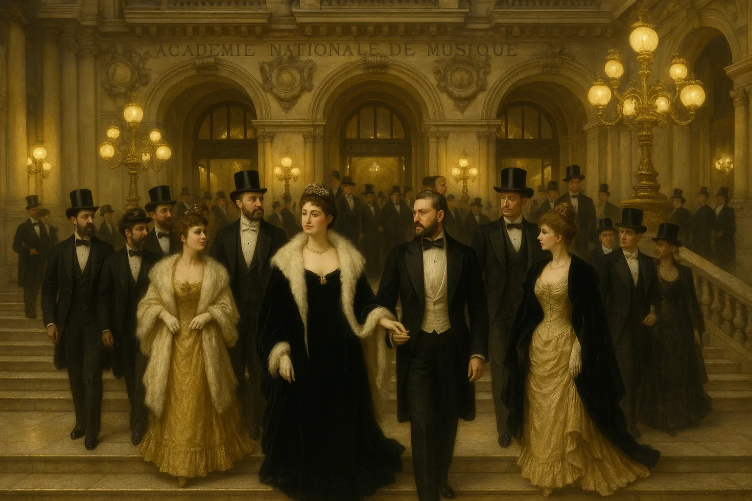 Arrivée des invités