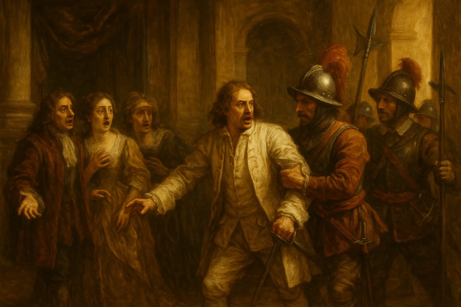L'arrestation de Fouquet