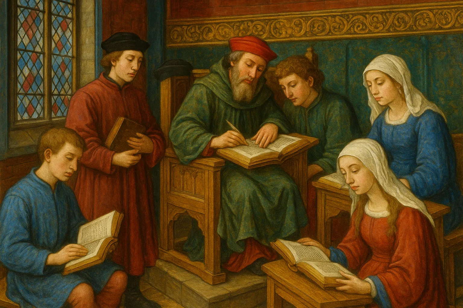 Les premiers étudiants
