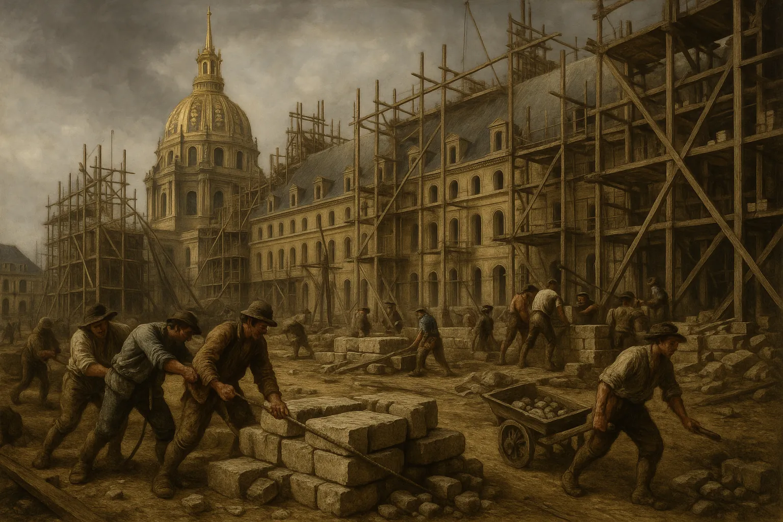 Construction des bâtiments
