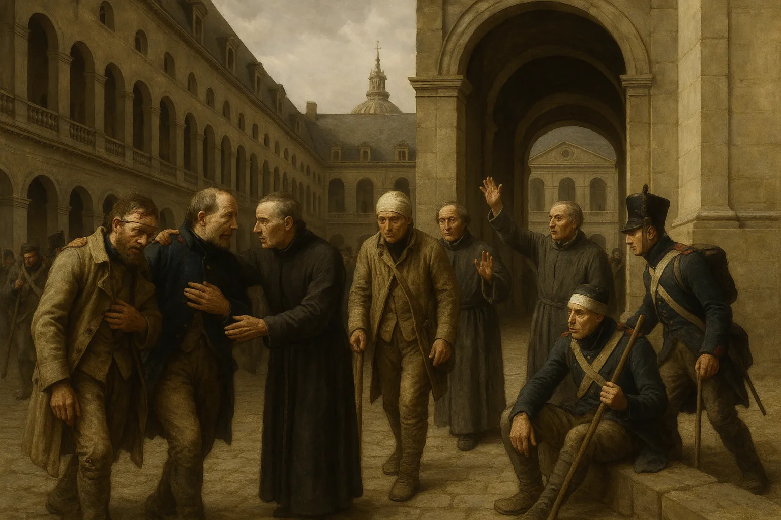 Accueil des soldats