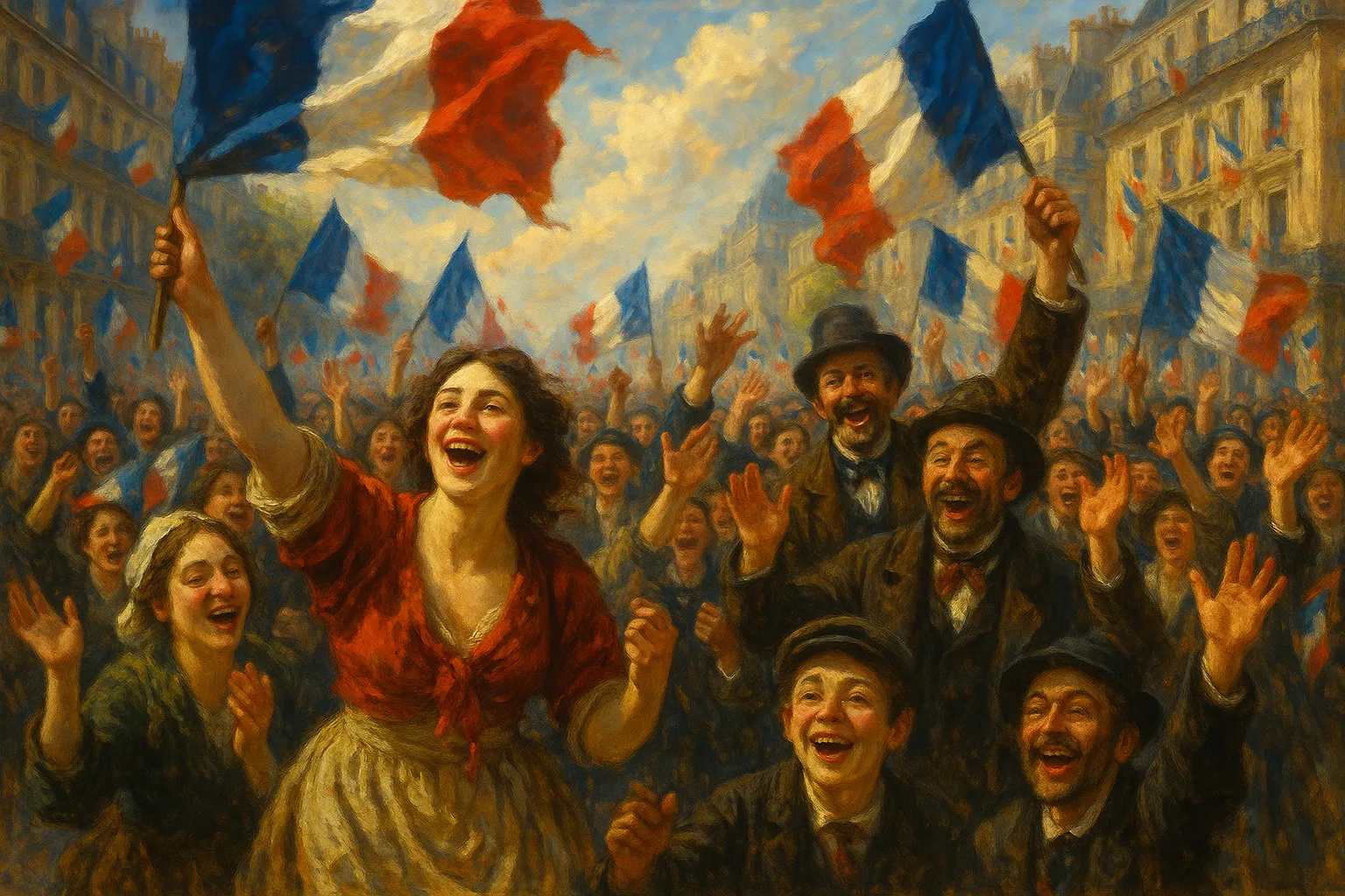 La fête sur les boulevards