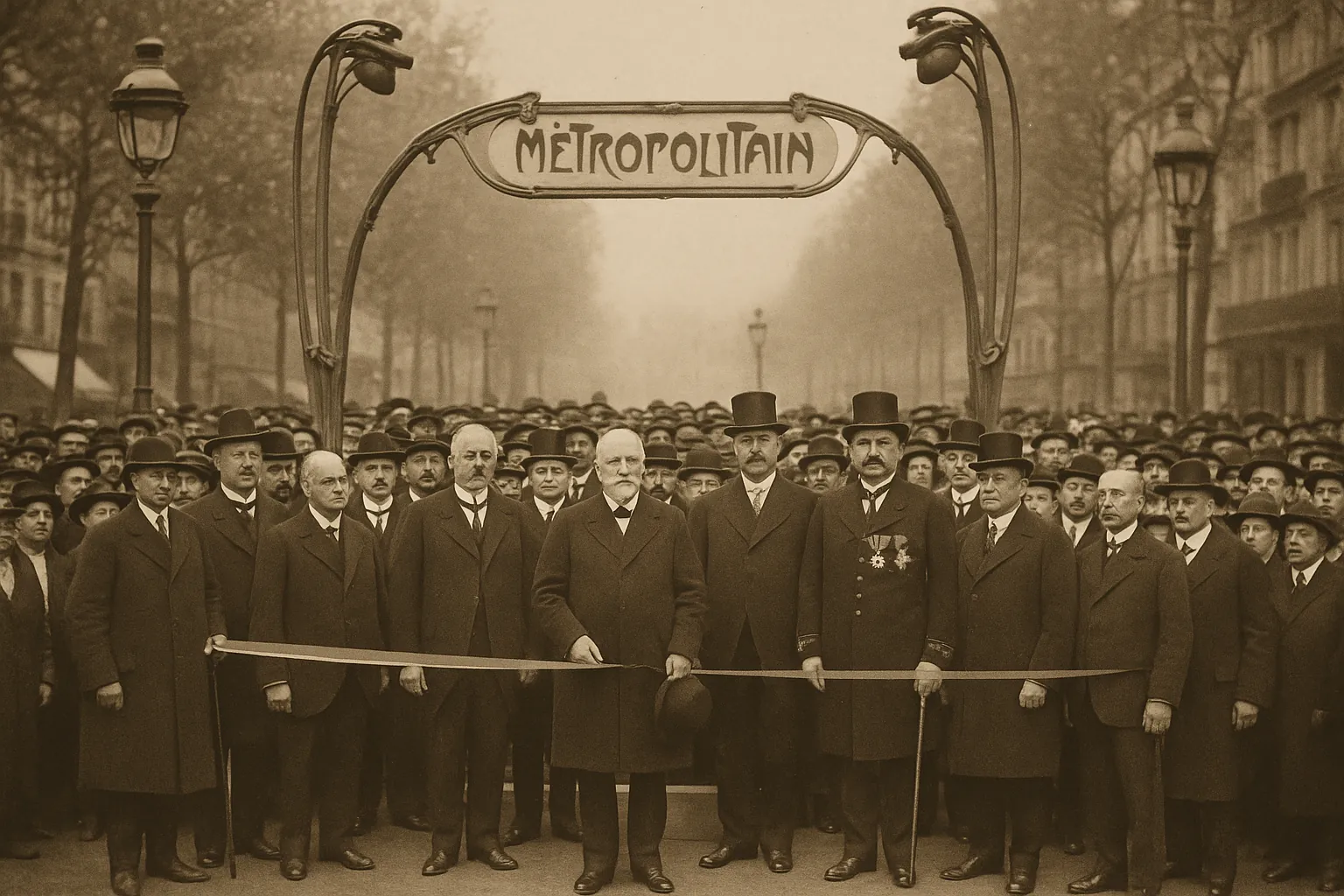 La première ligne de métro parisien
