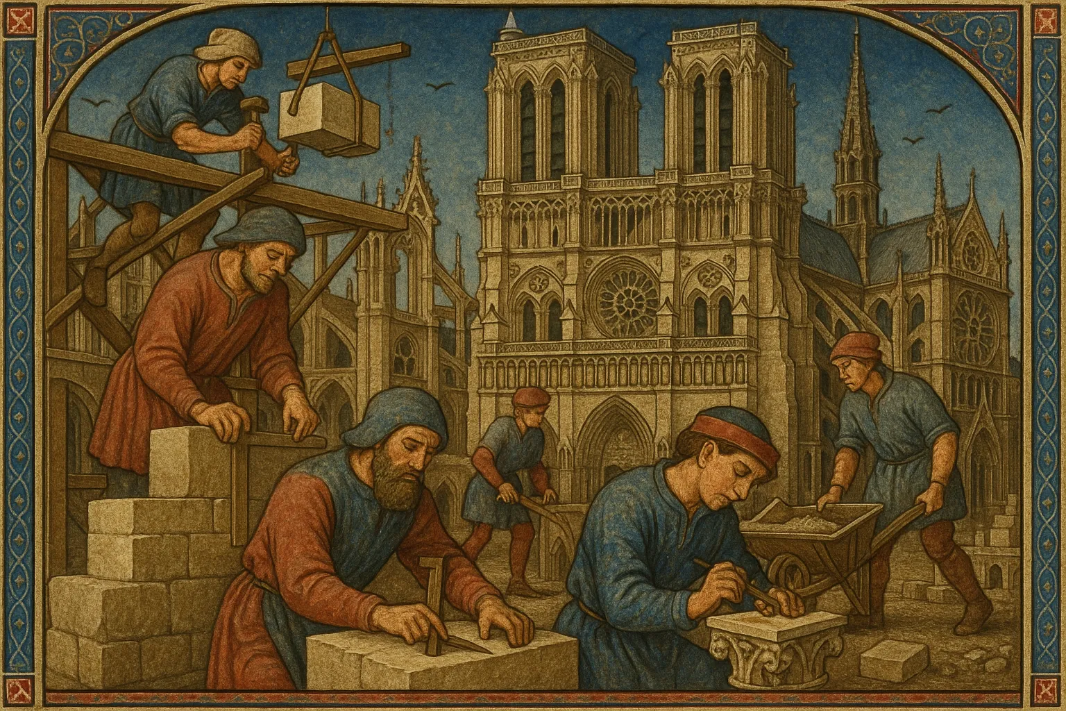 Les artisans au travail