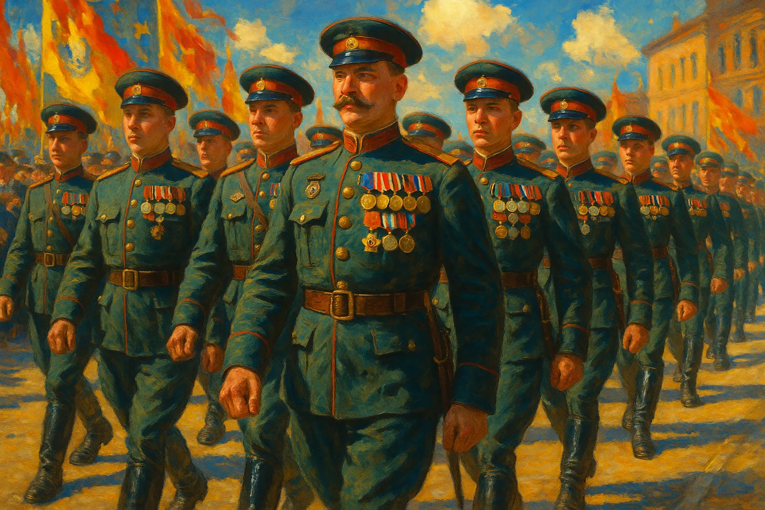 Soldats en uniforme