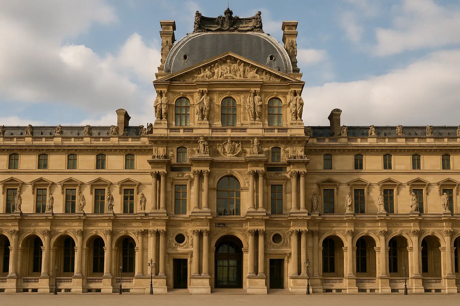 La façade est du Louvre