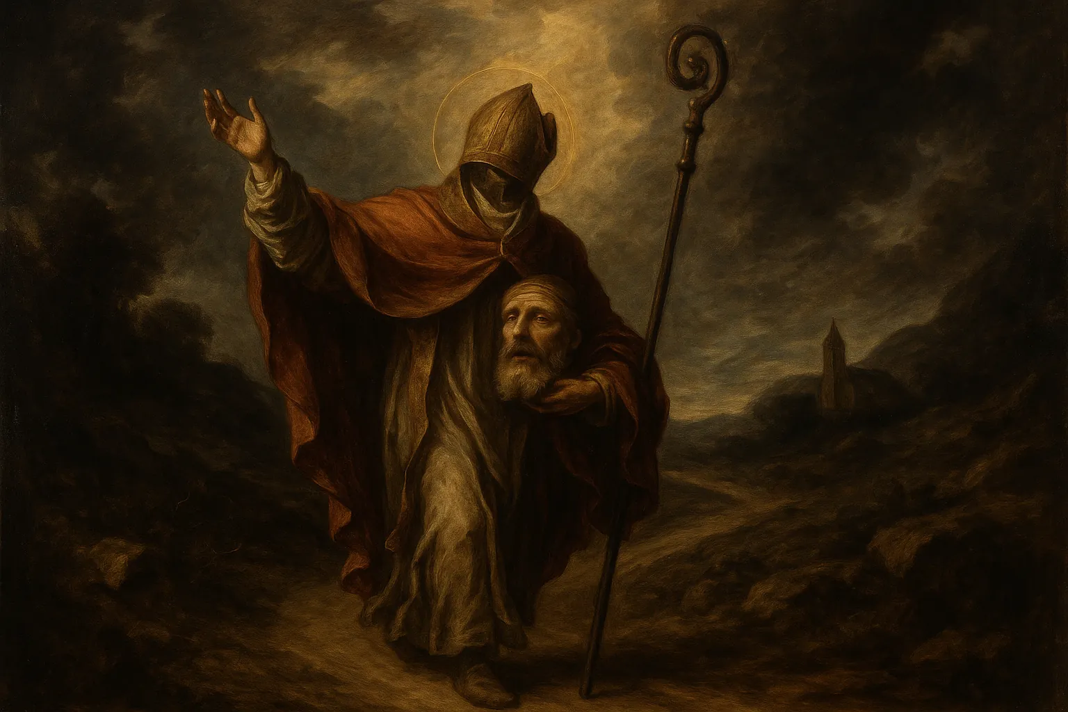Saint Denis ramassant sa tête