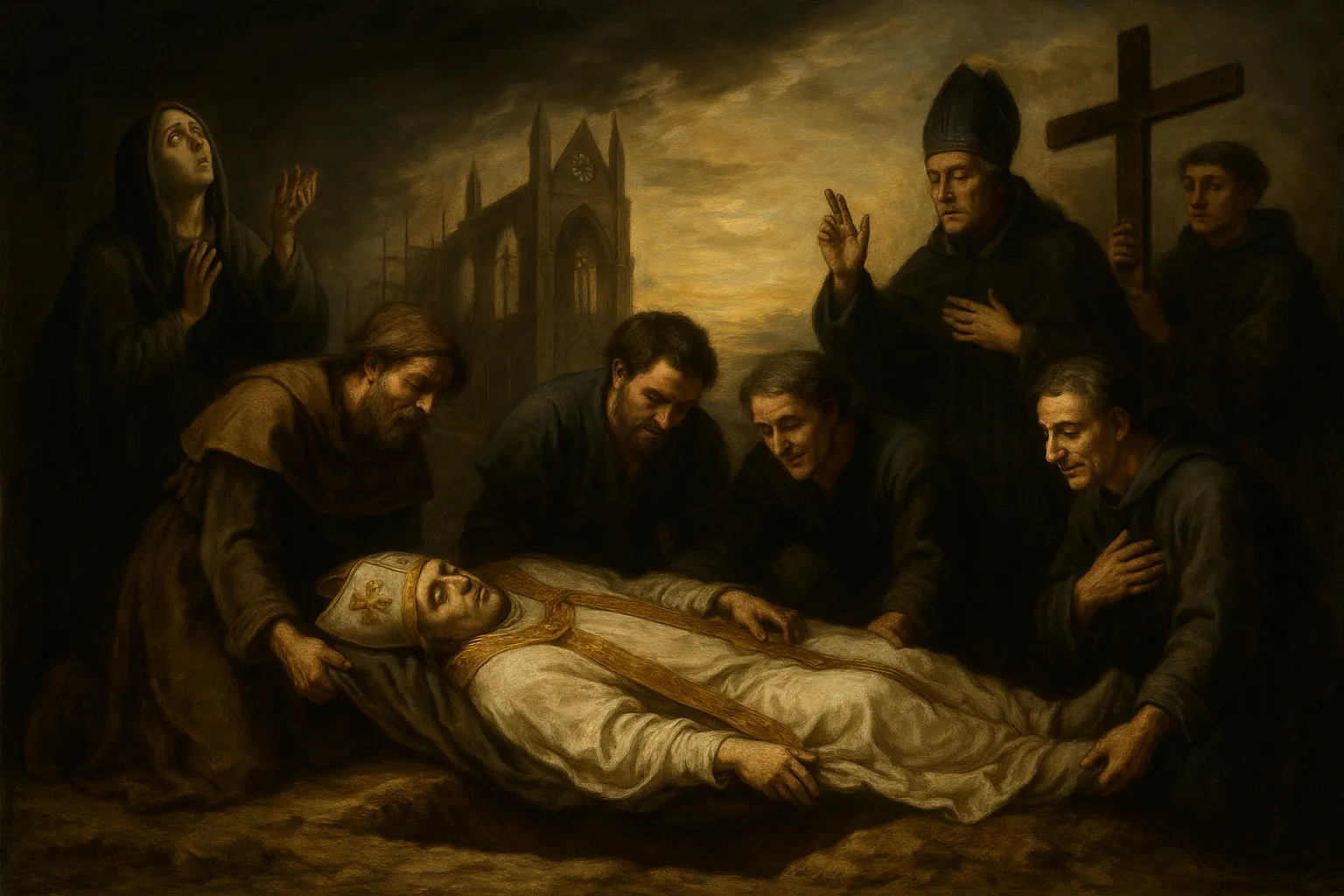 Inhumation de saint Denis