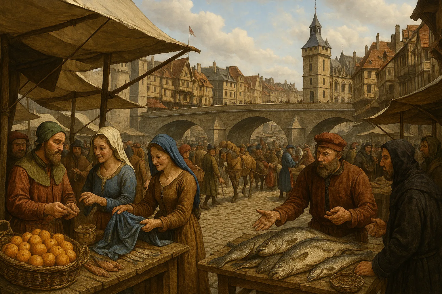 Le Pont-au-Change, ancêtre de la Bourse