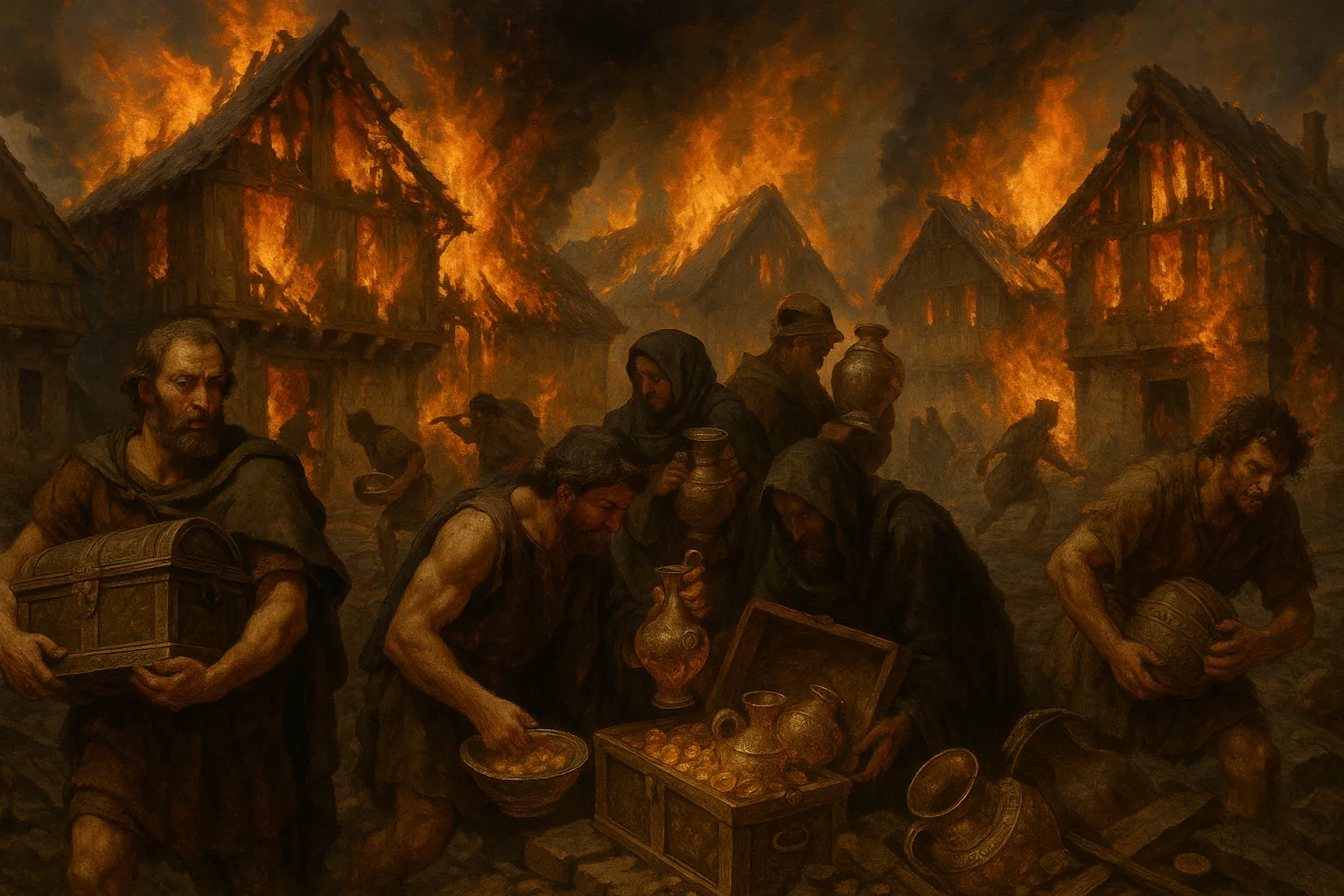 Destruction et pillage