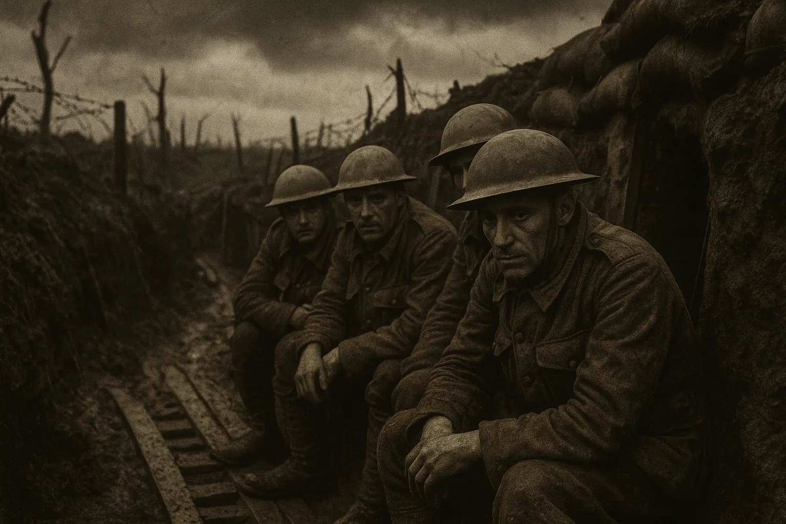 La guerre des tranchées