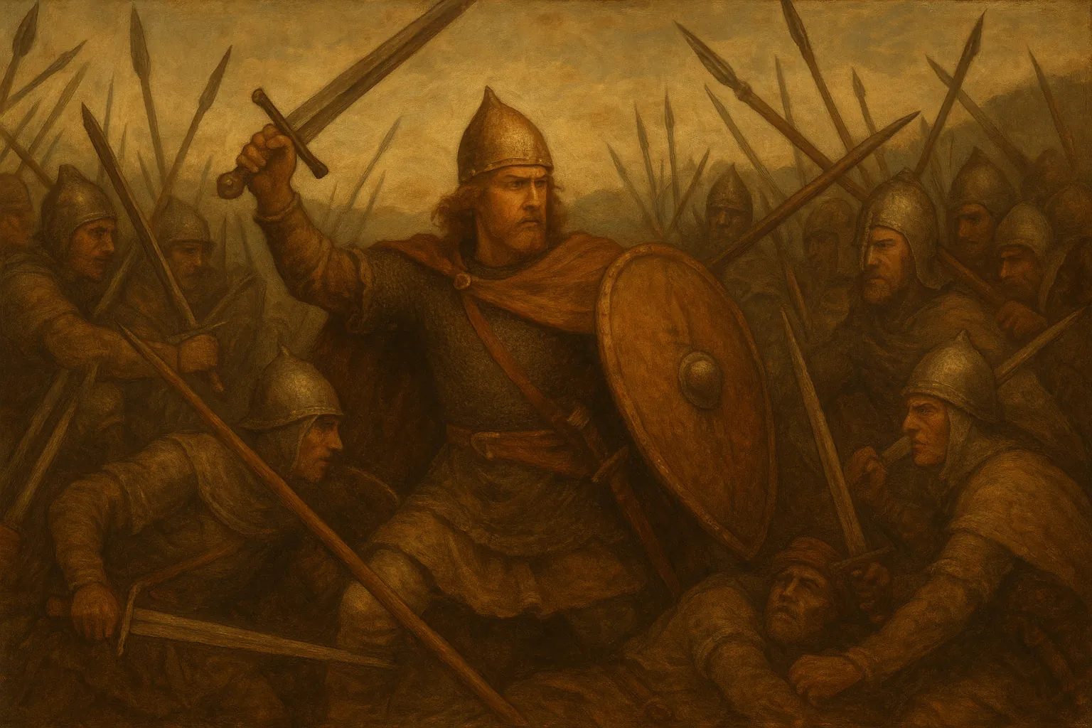 La bravoure face à l'ennemi.