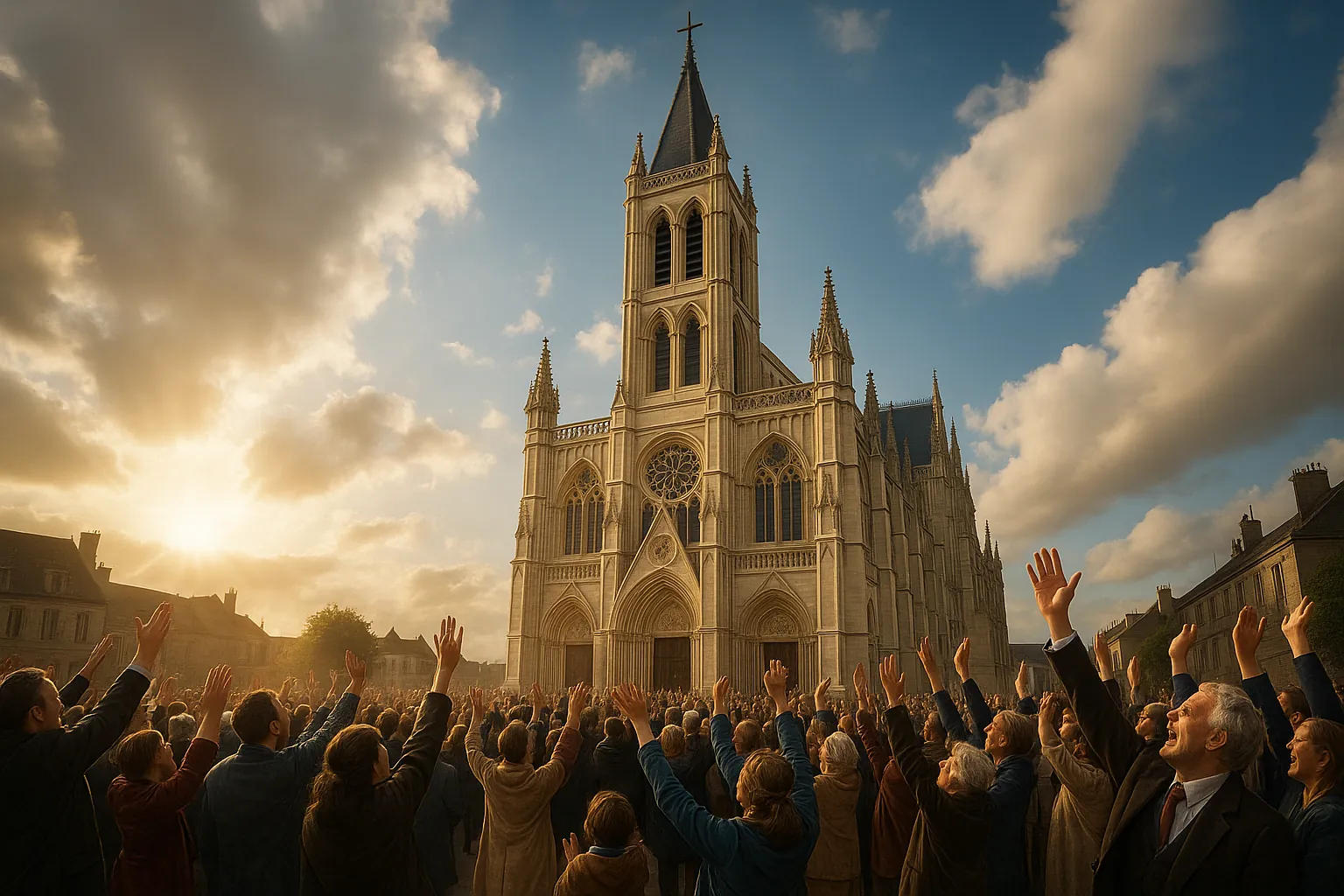 L'arrivée à Saint-Denis