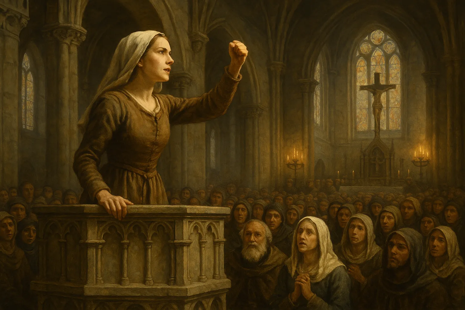 Sainte Geneviève se lève